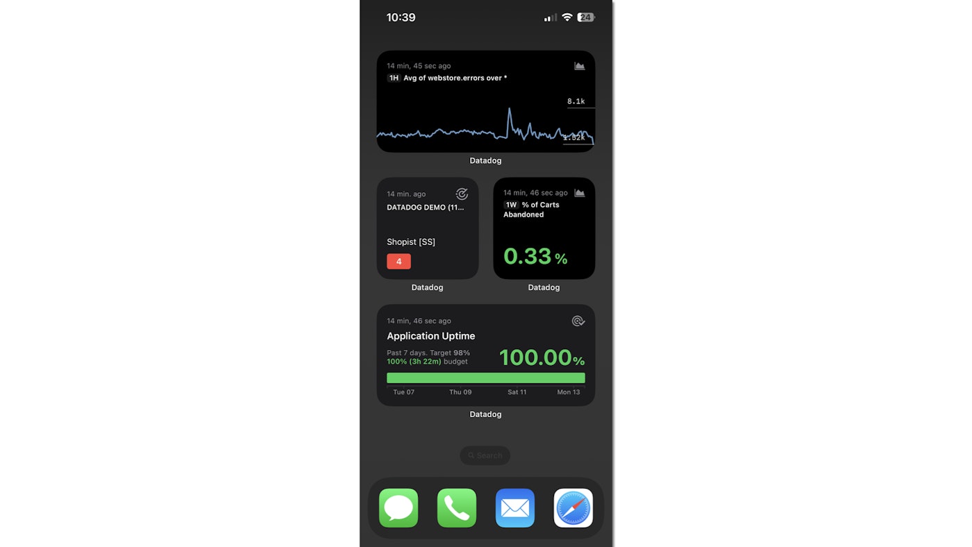 Instantly identify revealing trends in your metrics via timeseries widgets Instantly identify revealing trends in your metrics via timeseries widgets
